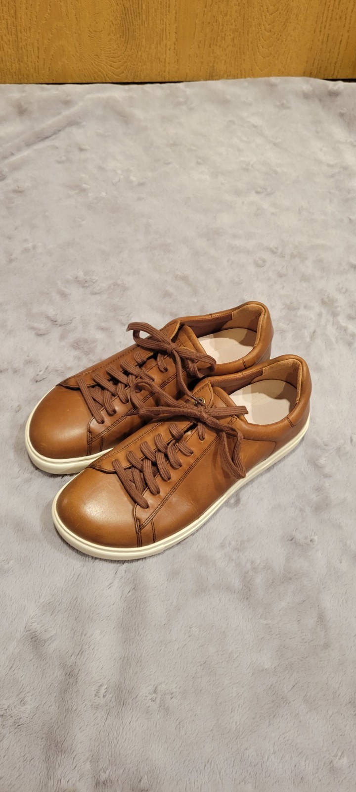 Birkenstock Bend Low Cognac Leather Sneakers Womens EU 39 US 8-8.5 German