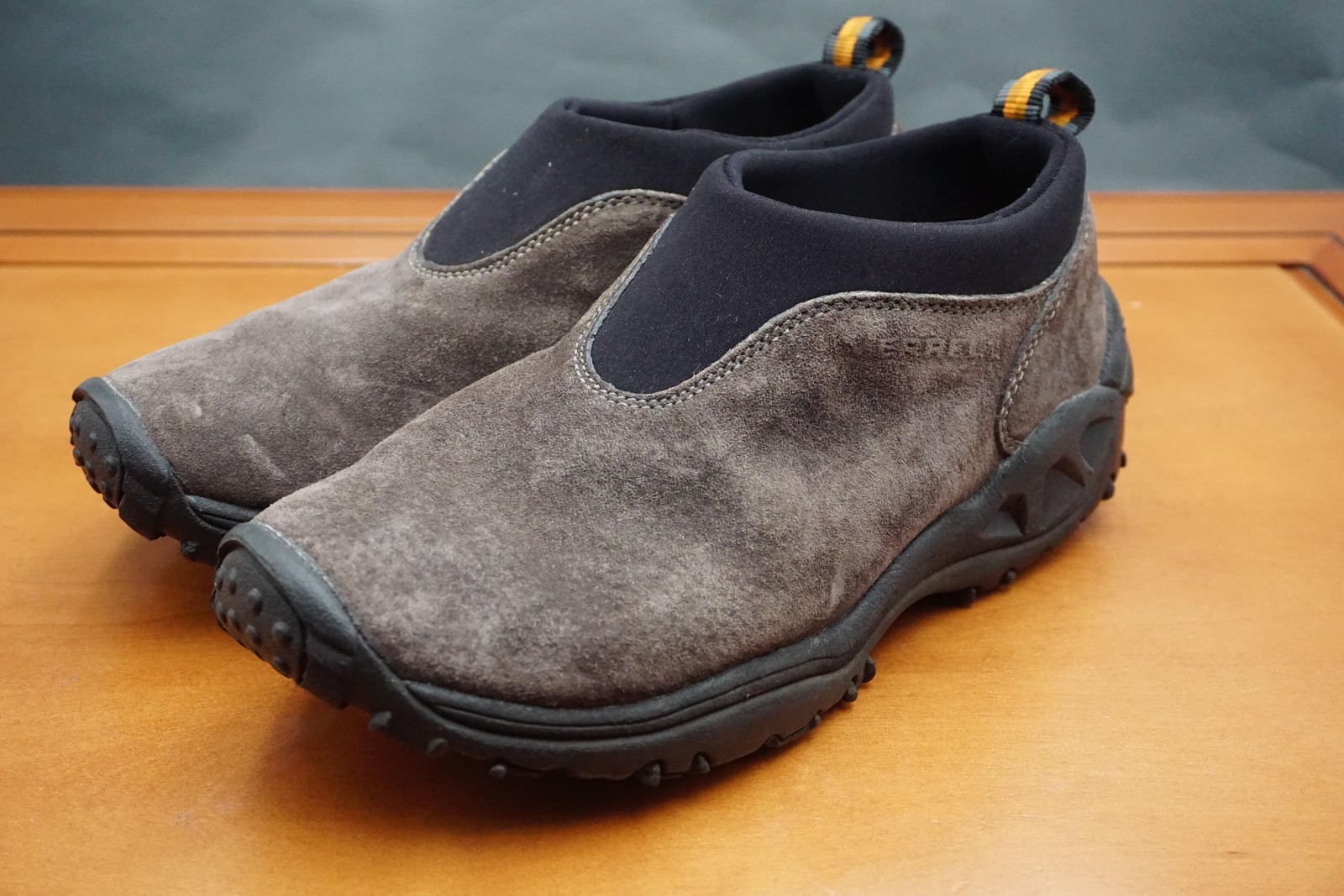 Merrell MOC Women’s 8 Brown Suede Slip On Casual Comfort Lined Shoes Walking