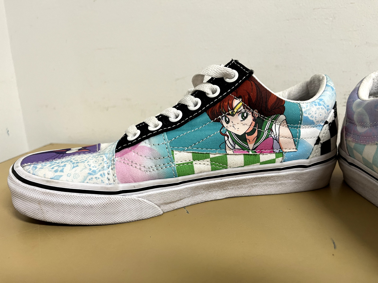 VANS Sailor Moon Old Skool Pretty Guardians Patchwork Low-top Shoes W 6.5 M 5