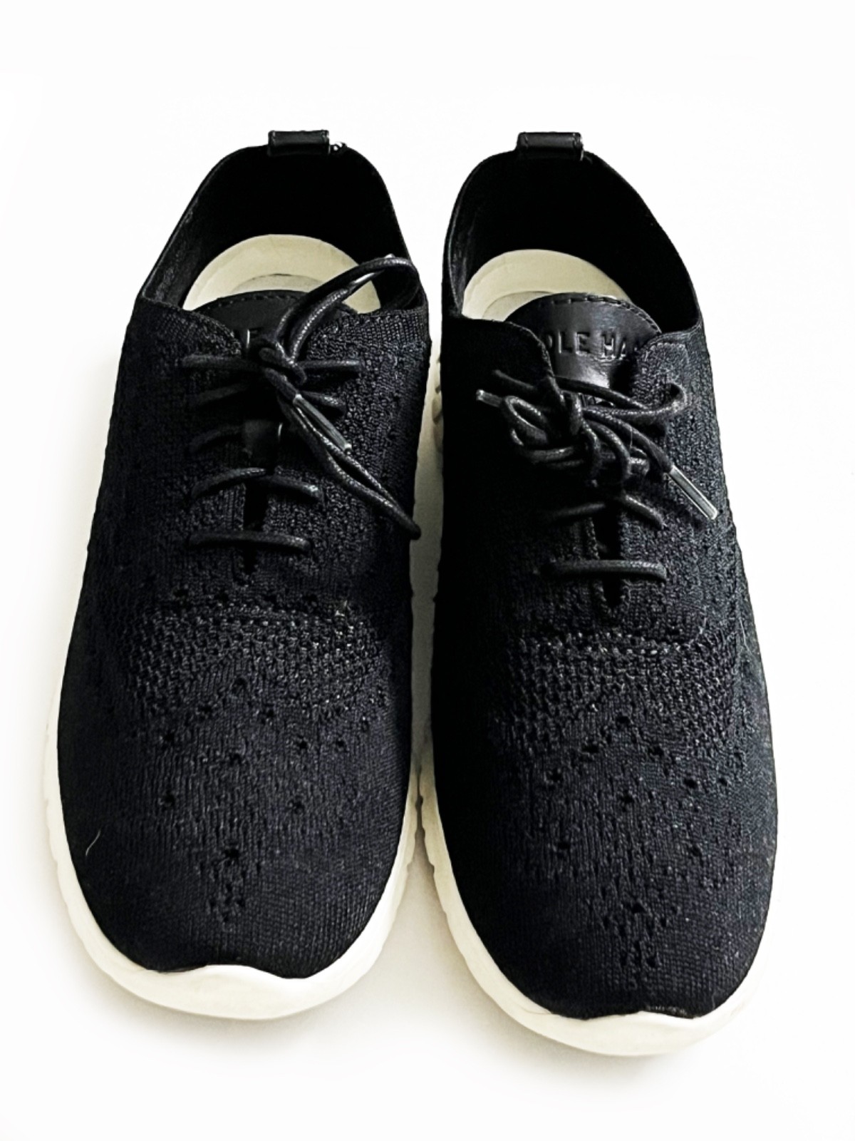 NEW• Cole Haan • Womens Light Oxford Sneakers Mesh Running Shoes Black Sz 7
