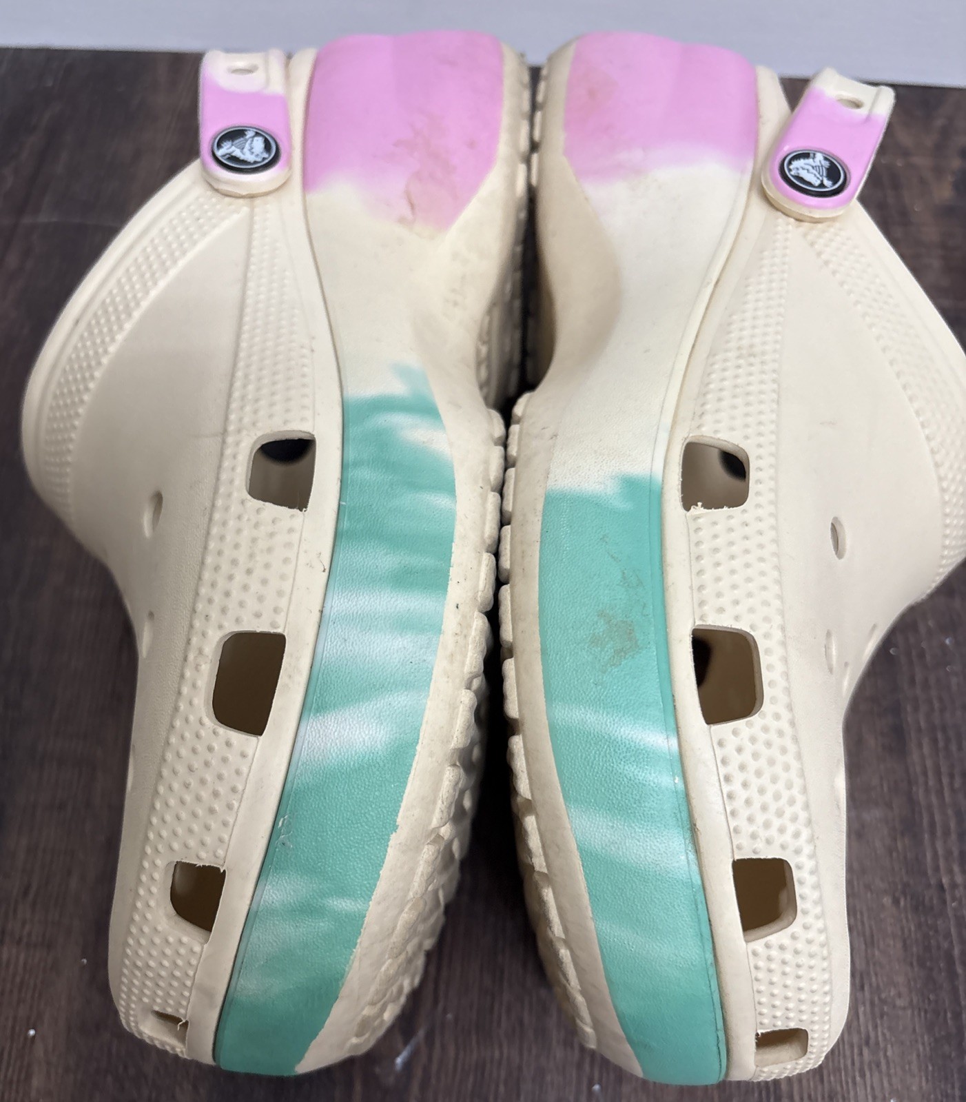 Crocs PLatform Clogs Sandals Ombré Women’s 10