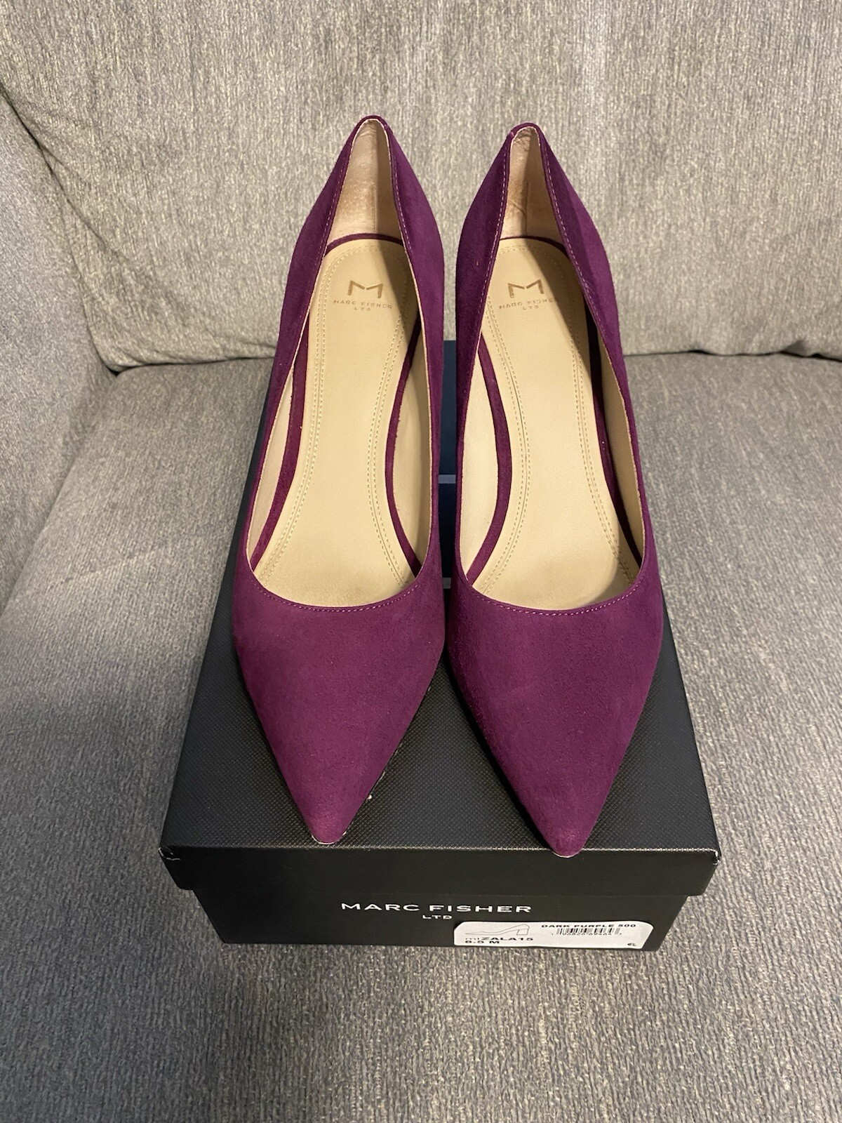 Marc Fisher Zala Deep Purple Pumps in EXCELLENT CONDITION 8.5M