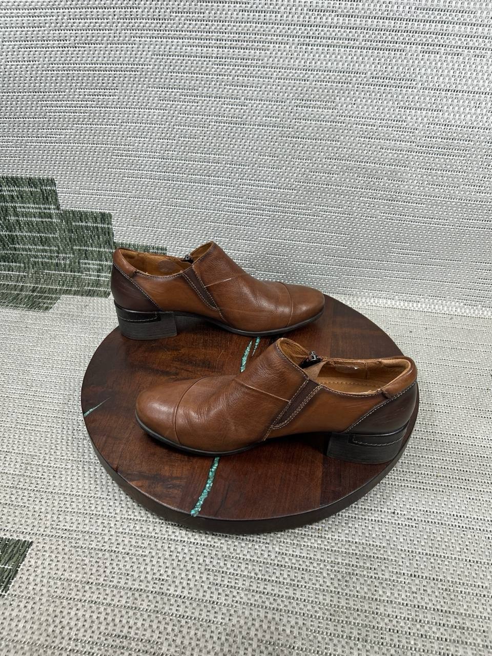 Pikolinos Shoes Womens Size 40 Eu 9.5 Us Malaga W6w-5673c1 Brown Leather Block