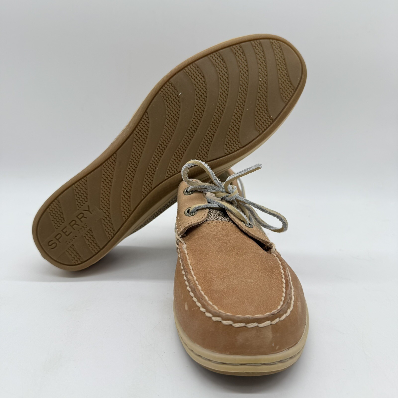 Sperry Women’s Koifish Linen Oats Boat Shoes – Size US 9.5 – STS95589