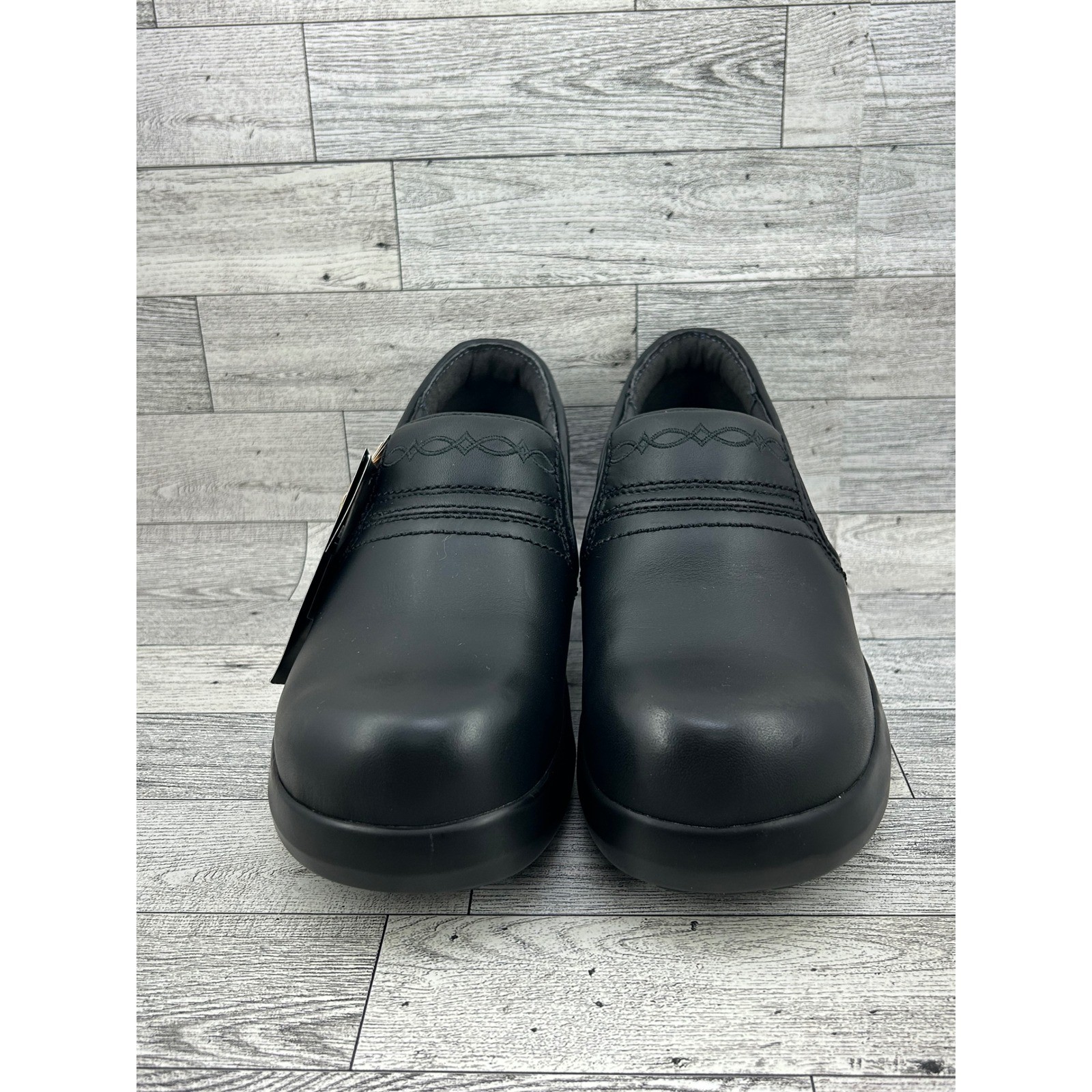 Ariat Safety Clog Women SD Composite Toe Black Leather Work Shoes 10011976 8.5C