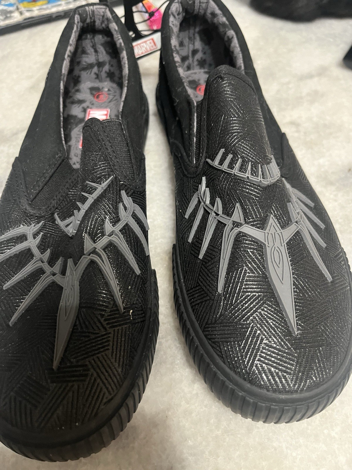 Black Panther Slip On Shoe Size 8