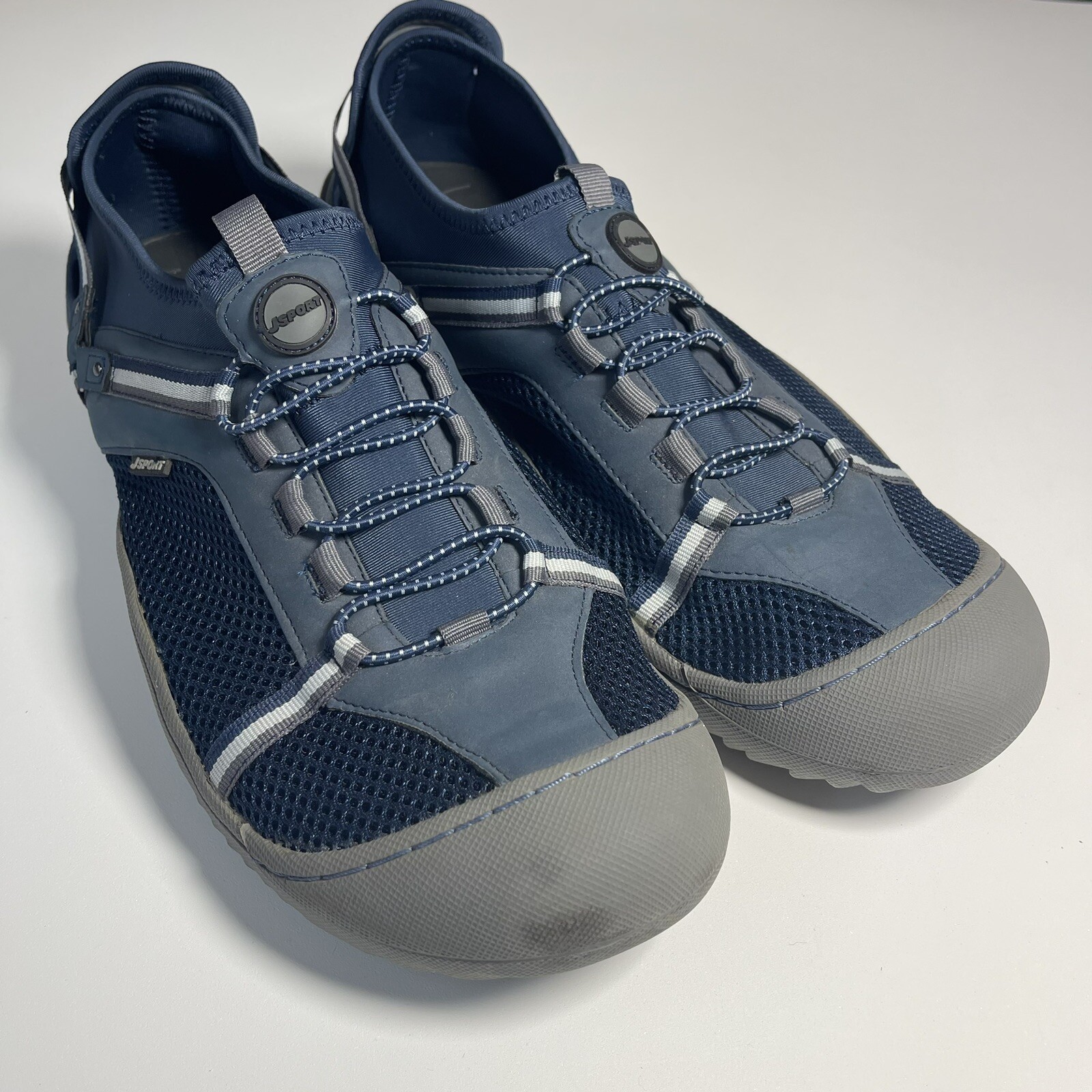 JSport By Jambu Tahoe Max Gray-Navy Water Ready Sneakers~Size 11.5 M