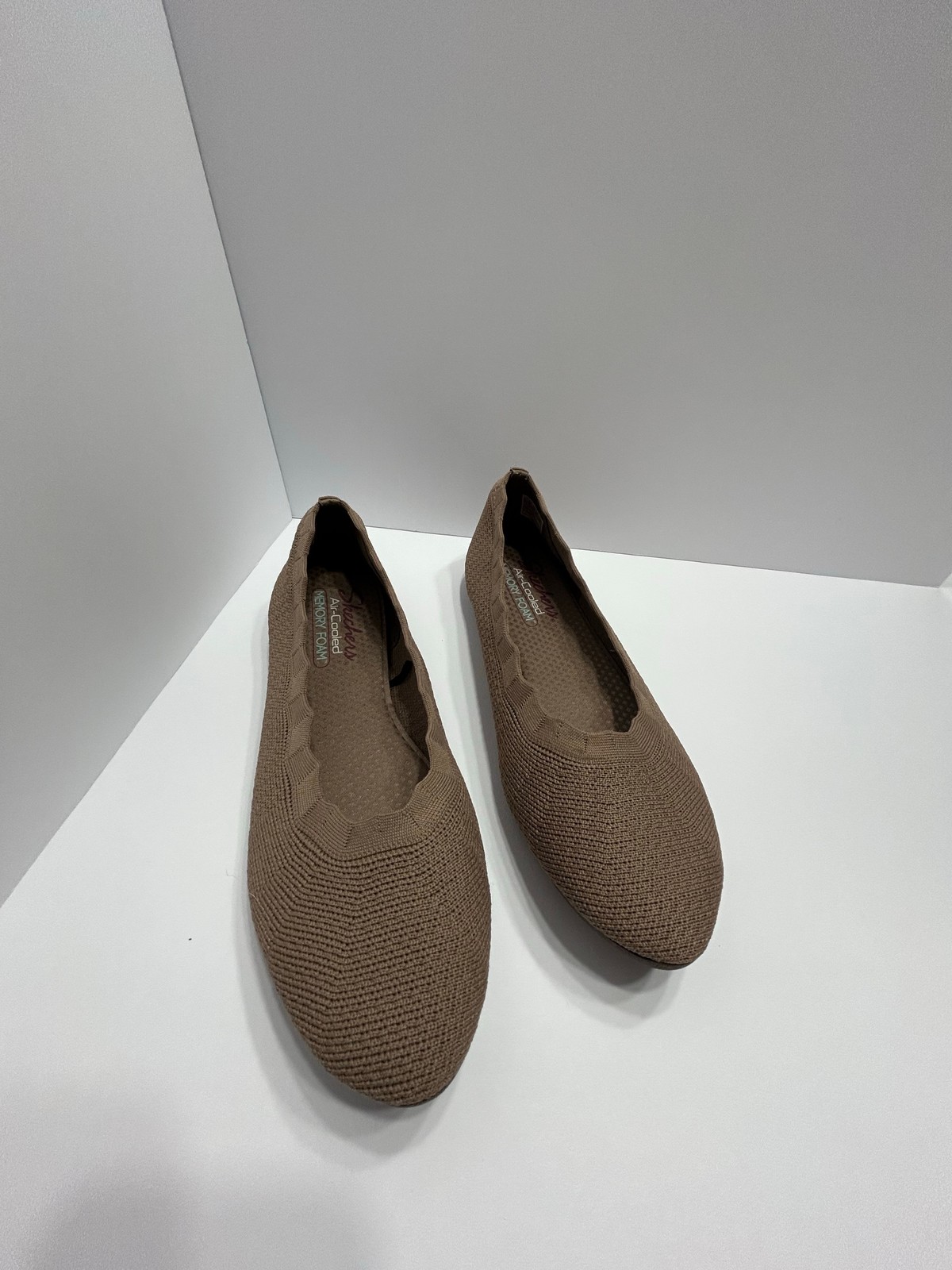 Skechers Shoes Womens Size 9.5 Brown Air-Cooled Memory Foam Slip On