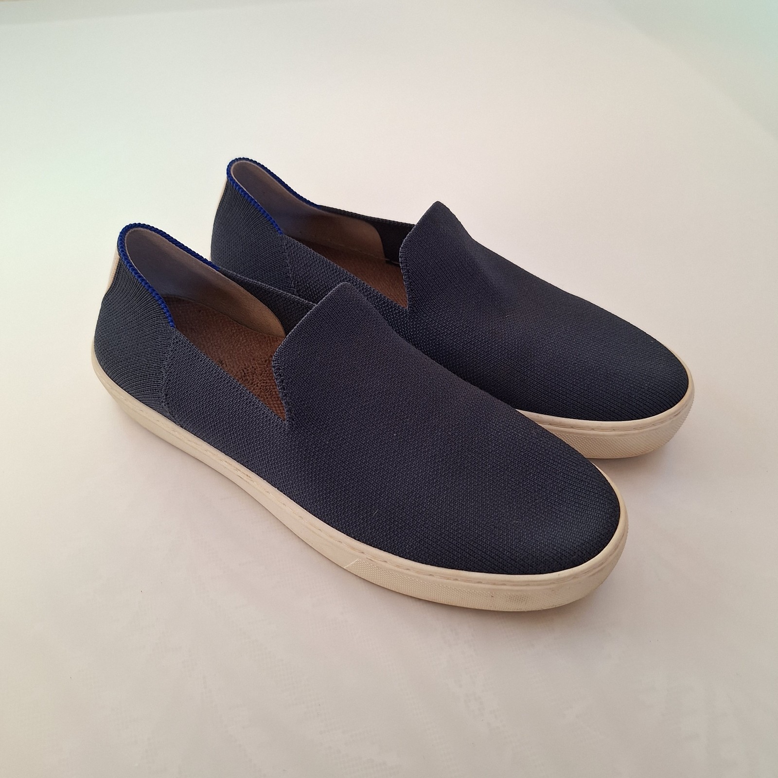 Rothys The Original Slip On Shoes Womens 8.5 Comfort Recycled Sneaker Blue