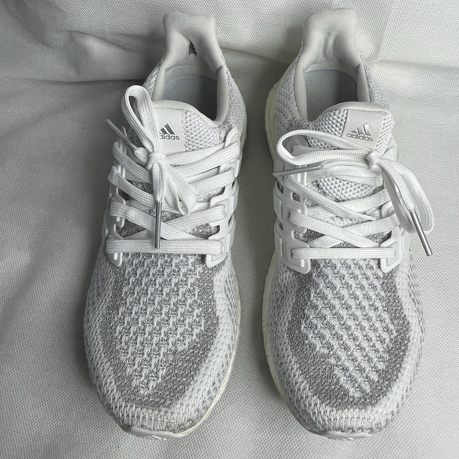 Adidas Ultraboost Cloud White Womens US 6.5 EU 39 1/3 Running Shoes Ice Grey