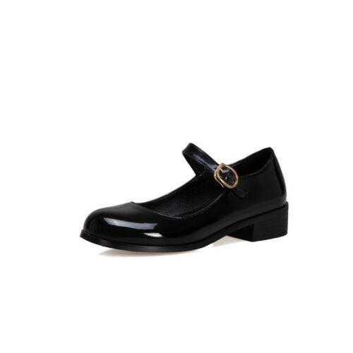 Women‘s Fashion Flats Sweet Mary Janes Dress Buckle Strap Shoes Casual Comfort