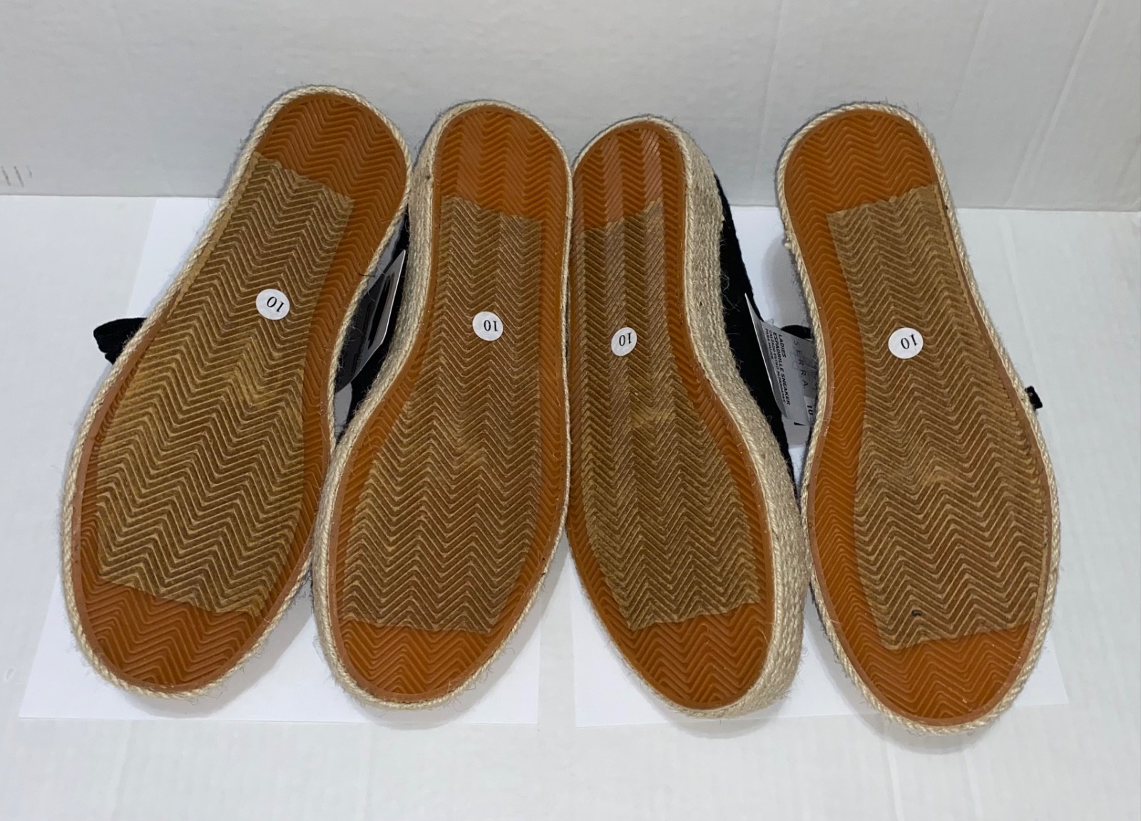 NIB – Women’s – Serra Espadrille Sneaker Shoes – Size 10 – Black