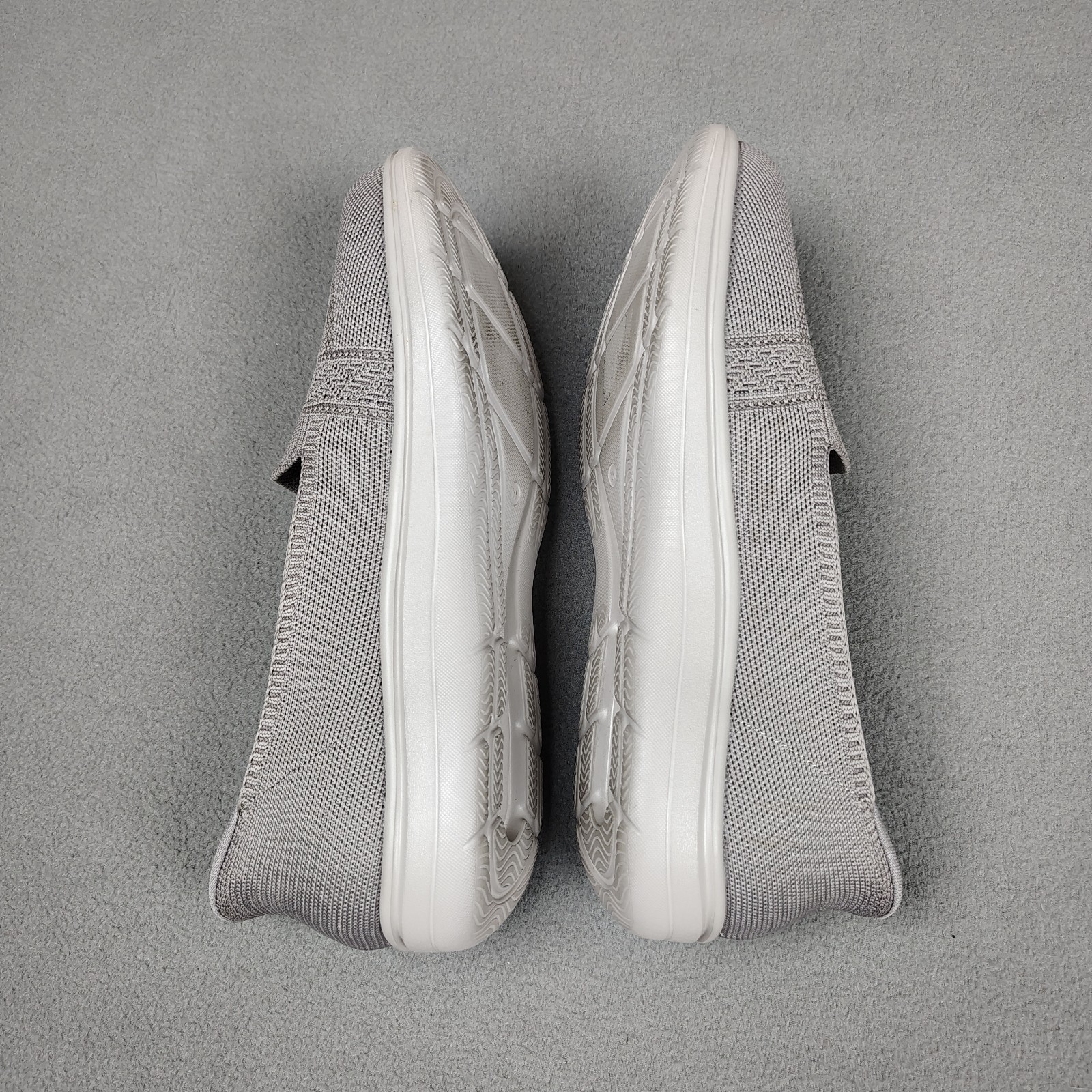Skechers Hands Free Slip Ins Women 9 Gray Comfort Shoes Go Flex Walking Washable