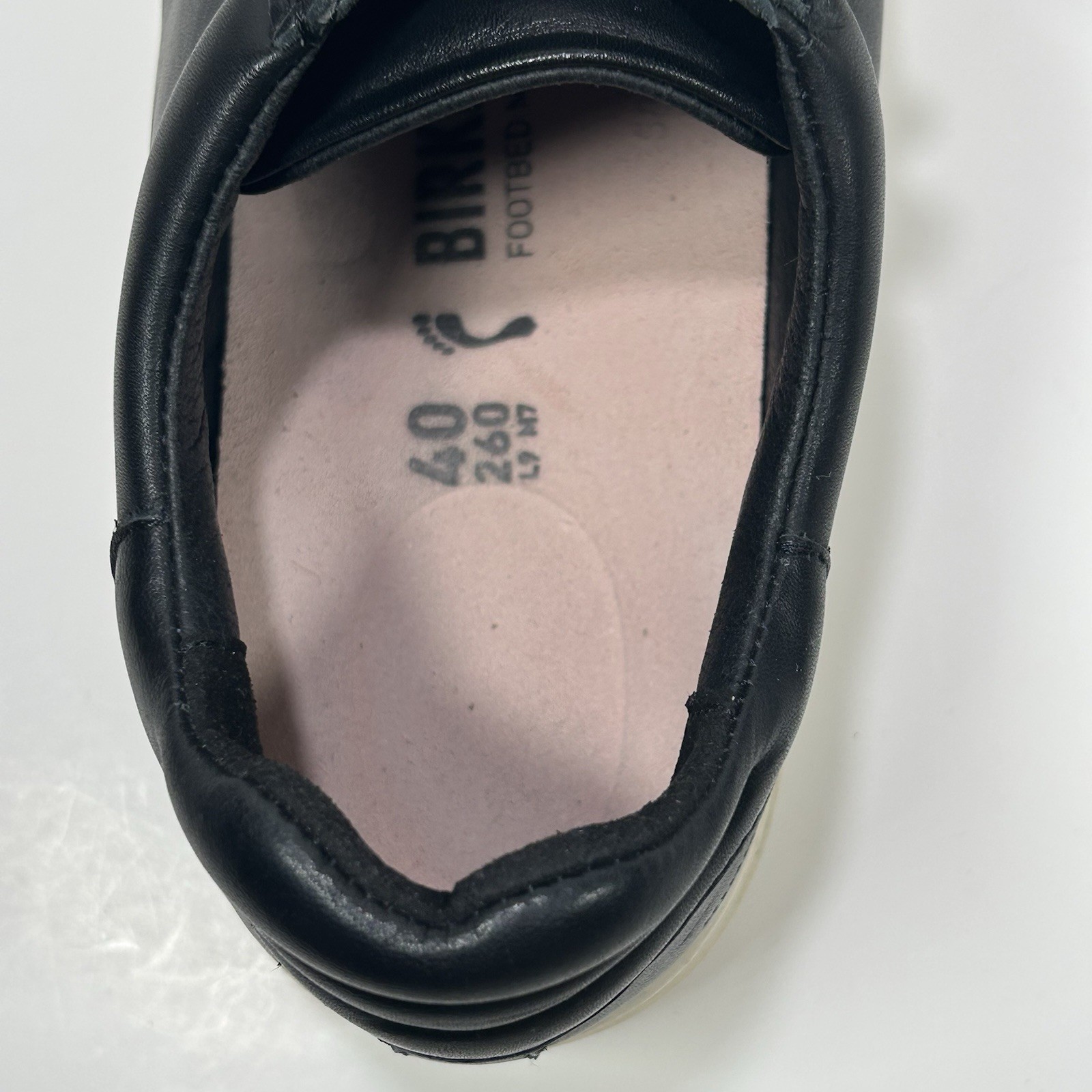 Birkenstock Bend Low Shoes Unisex 40 L9 M7 Narrow Comfort Sneaker Black Leather