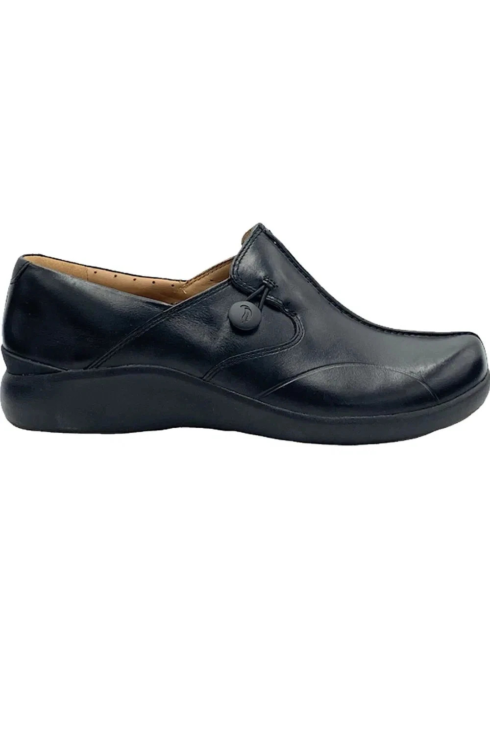 Clarks Un Loop 2 Walk Womens Loafer Black Leather US Size 7 W