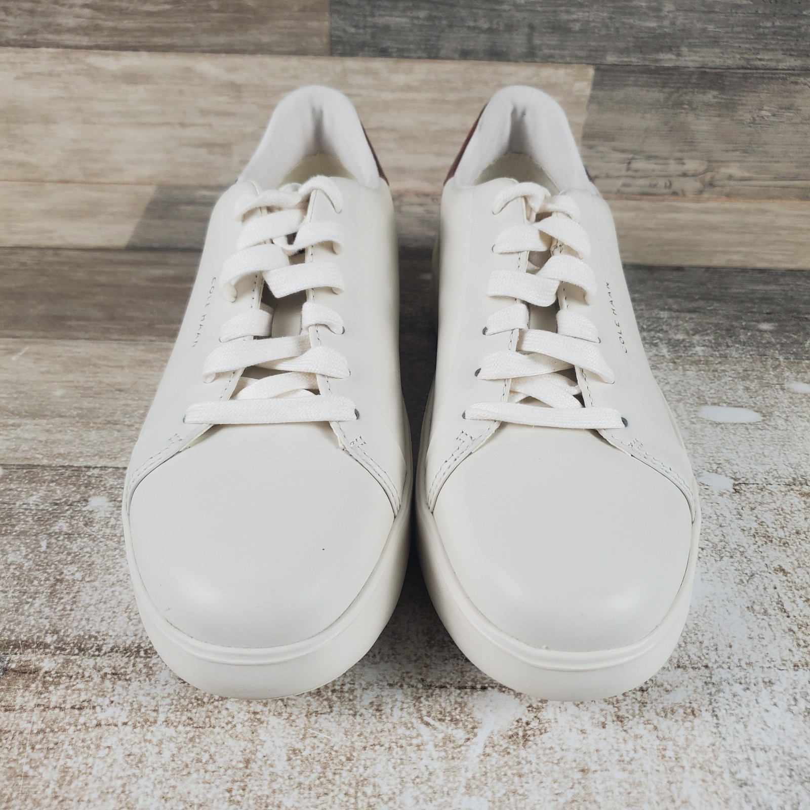 Cole Haan Grand Crosscourt Joy Womens Shoes Sz 8 B White Leather Slip On Sneaker