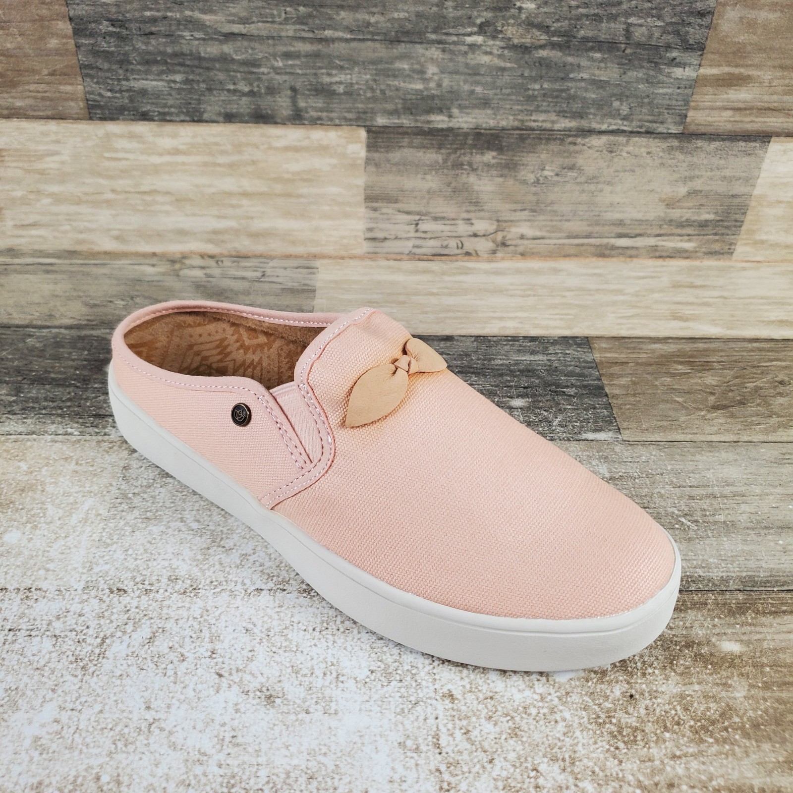 Spenco Andrey Womens Slide Sz 7.5 B Pale Blush Round Toe Slip On Sneakers