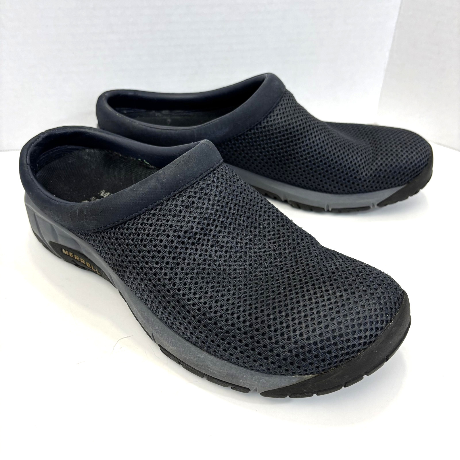 Merrell Slip On Comfort Mesh Clog Shoes Womens Size 9.5 Casual Cushioned