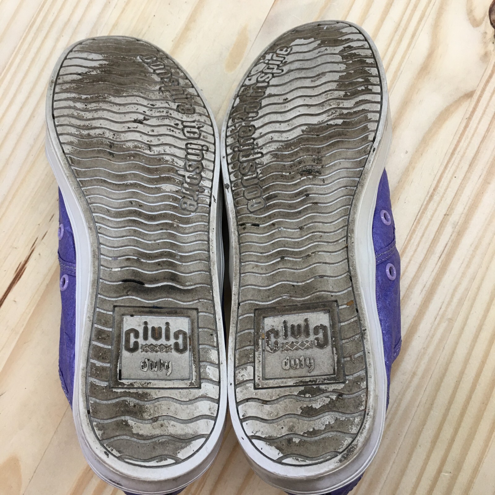 Civic Duty Shoes Womens 9 Walking Sneakers Purple Lace Up Low Top Comfort Casual