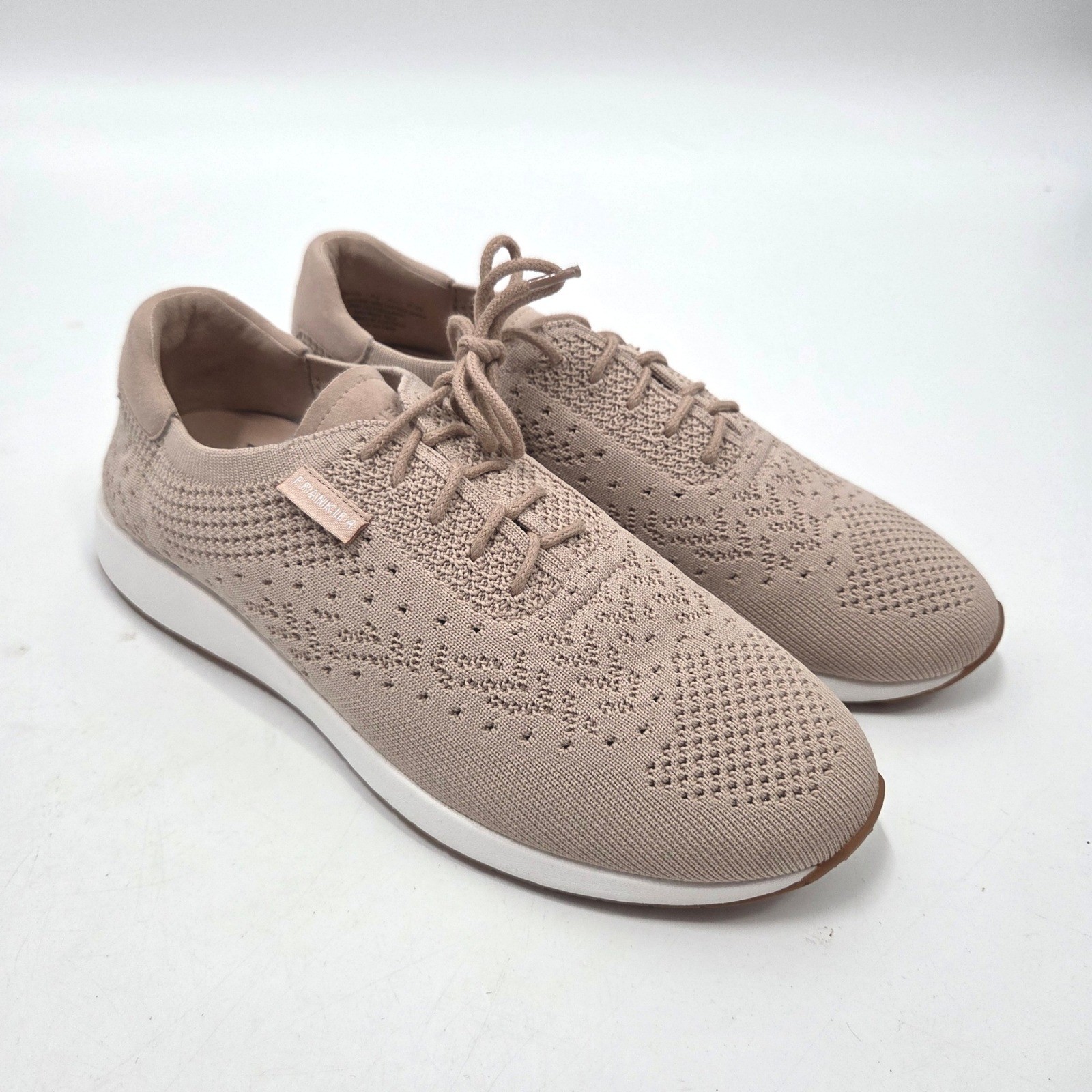 Frankie 4 Dimity Sneakers Womens Size 9 Sand Beige Rose Gold Slip Resistant