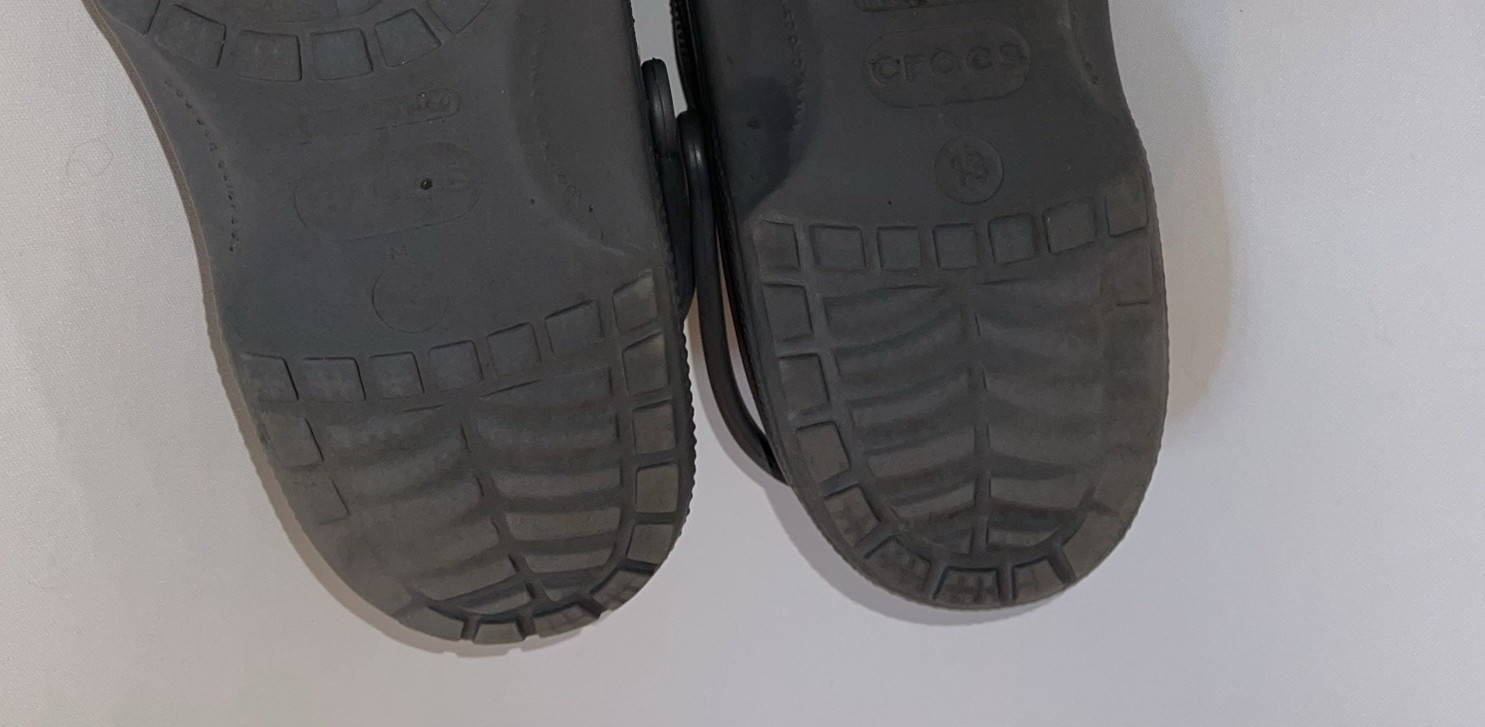 Crocs Unisex Classic Clog Slate Grey Men’s Size 13