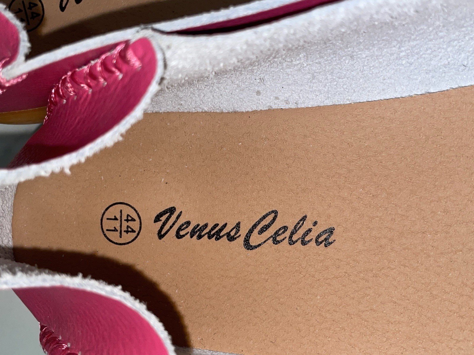 Venus Celia Comfort Walking Flat Loafer Women’s Size 11 (EU 44) Hot Pink
