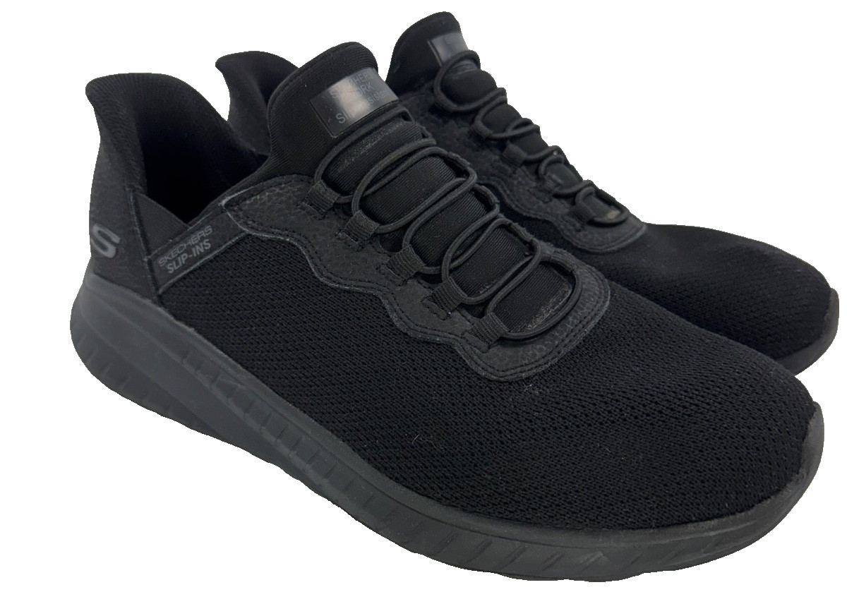 Skechers Slip-Ins Work Shoes Women’s US 10 Wide Black 108194W ASTM F2892