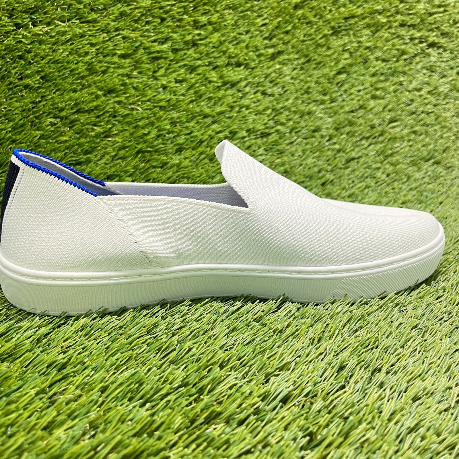 Rothy’s The Original Womens Size 9 White Casual Walking Slip On Shoes Sneakers