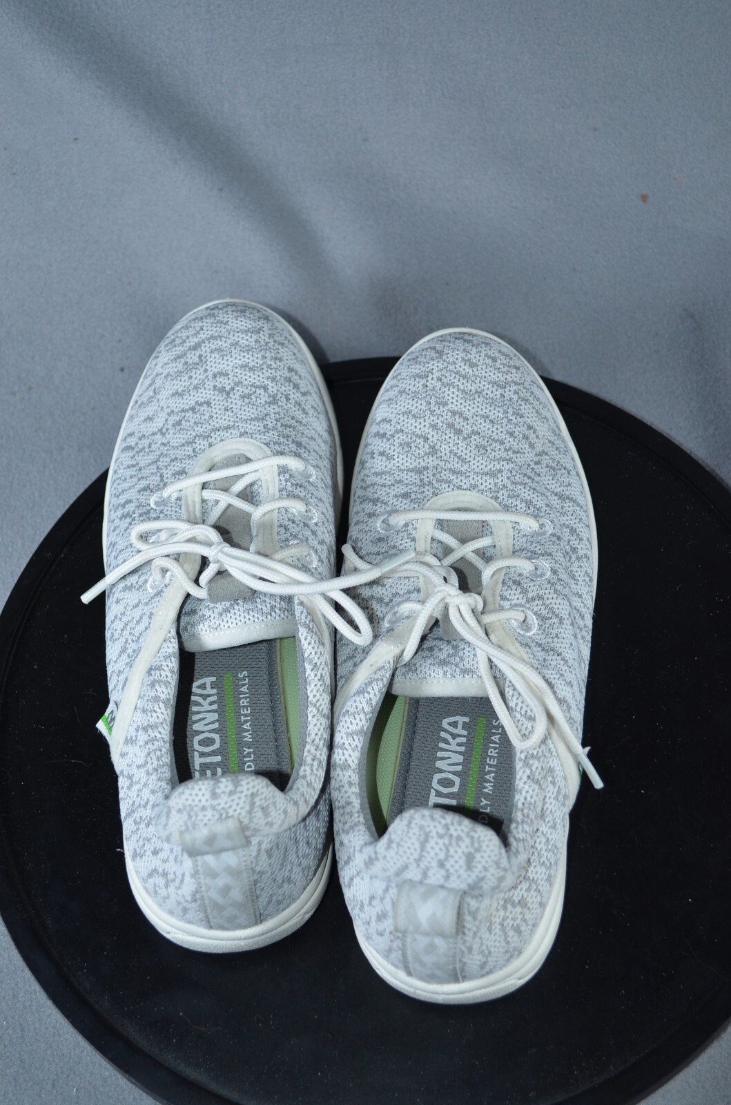 Minnetonka Eco Anew Women’s Casual Shoes Gray 8.5 M | 61042