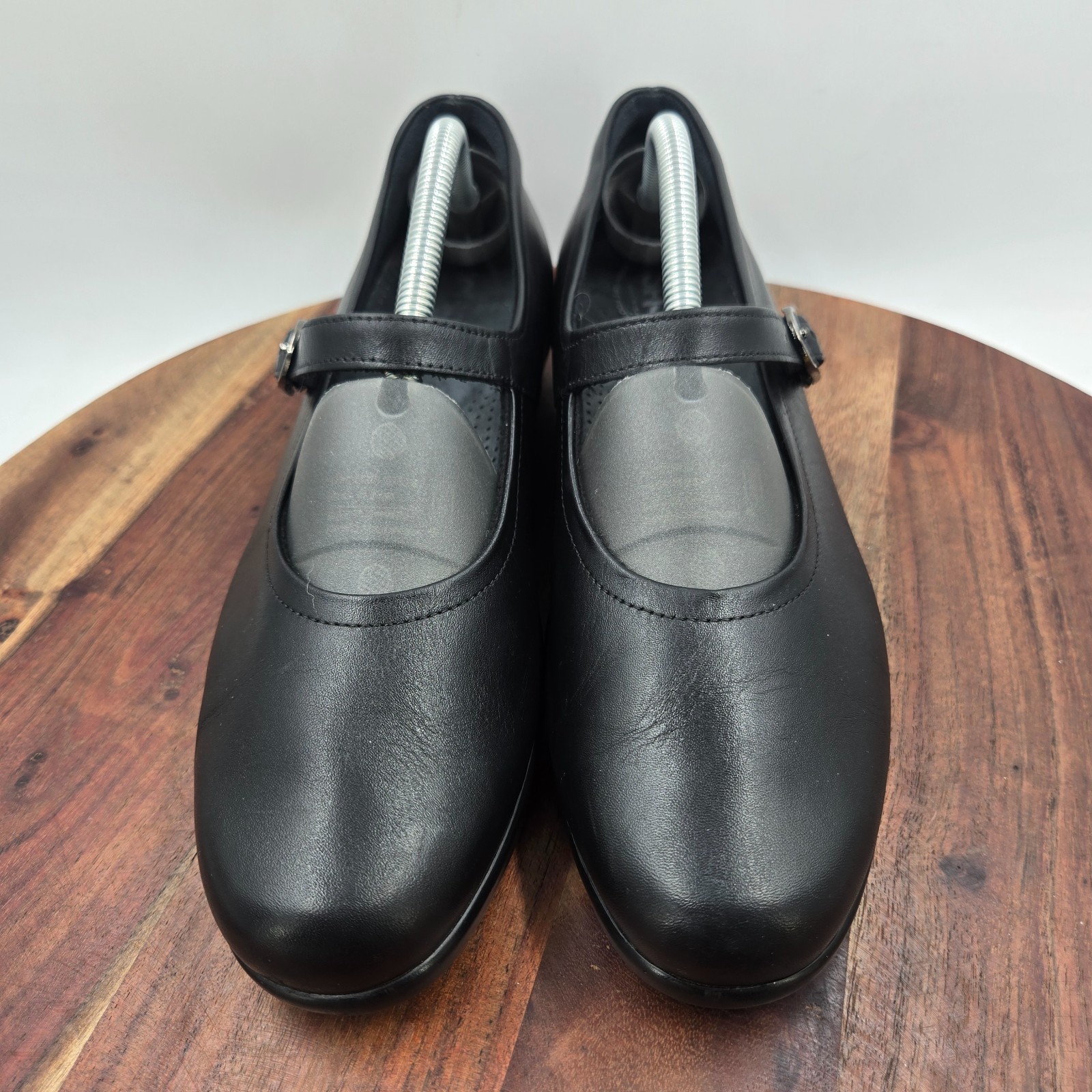 SAS Maria Shoes Women’s 10.5M Black Leather Comfort Mary Jane Loafers Orthotic