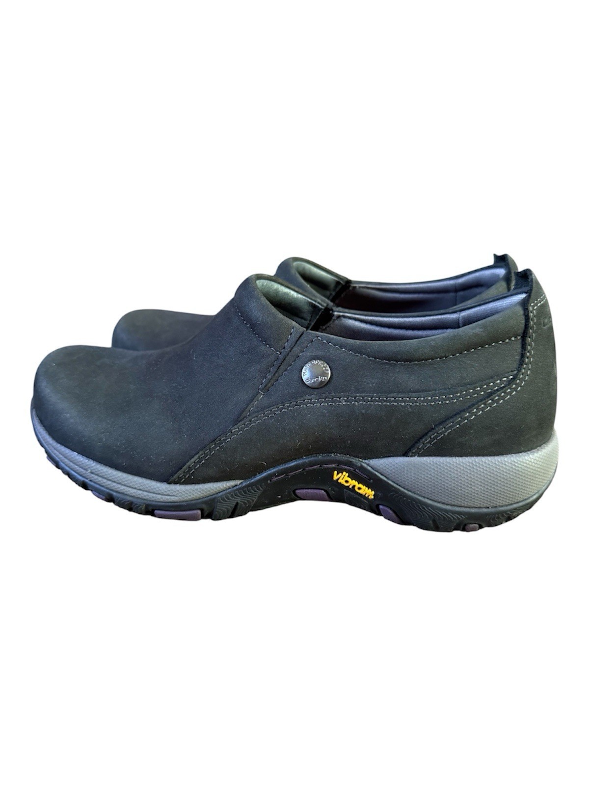 Dansko Patti Vibram Shoes Womens Sz 5.5-6 EU-36 Black Waterproof Slip Resistant