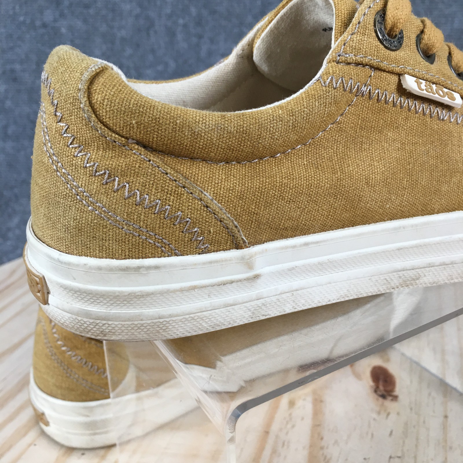 Taos Plim Soul Shoes Shoes Womens 7.5 Casual Low Top Sneakers Yellow Canvas