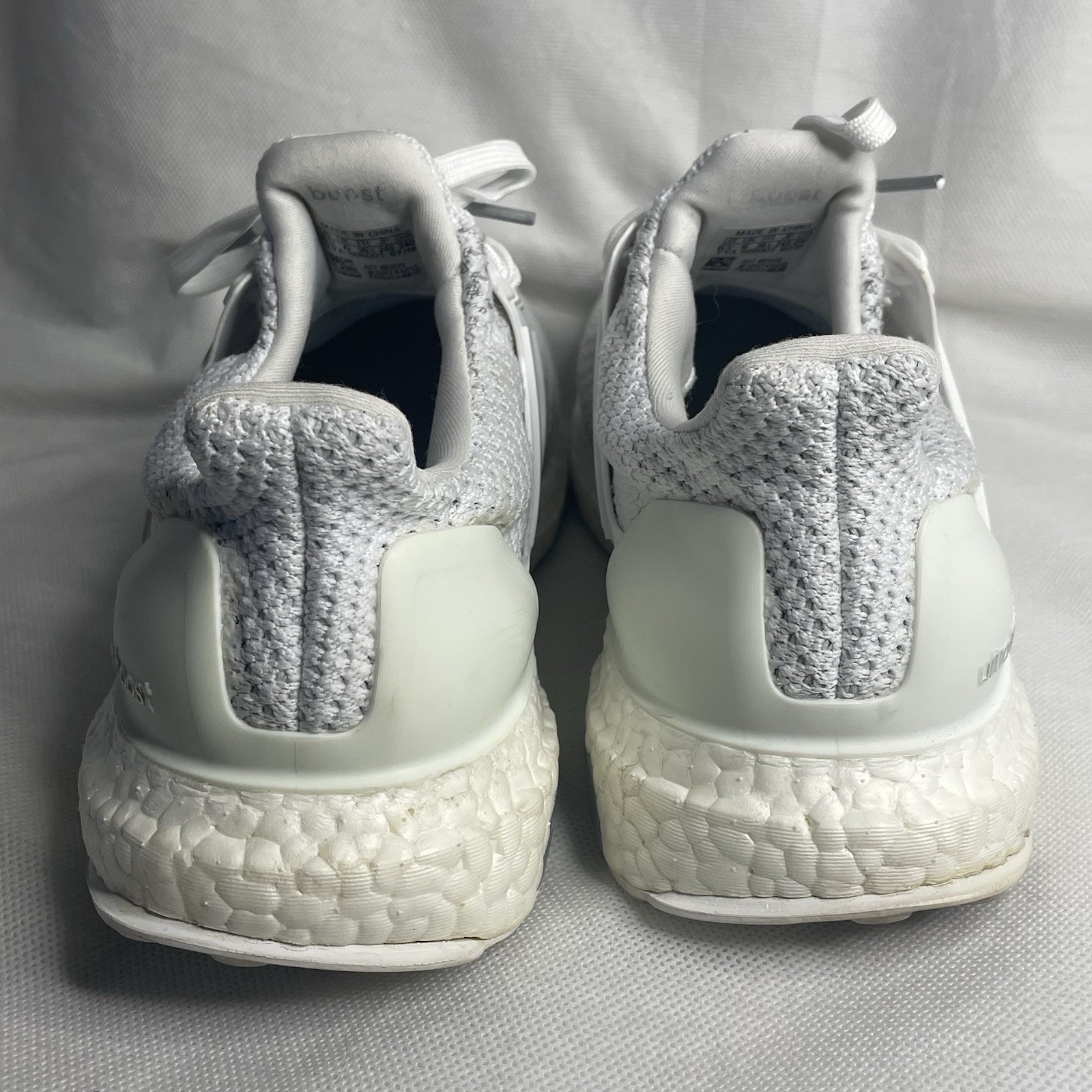 Adidas Ultraboost Cloud White Womens US 6.5 EU 39 1/3 Running Shoes Ice Grey