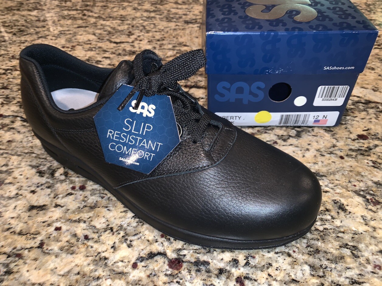 SAS Liberty Black 12 Narrow Women’s Shoes Slip Resistant Brand New In Box Save$