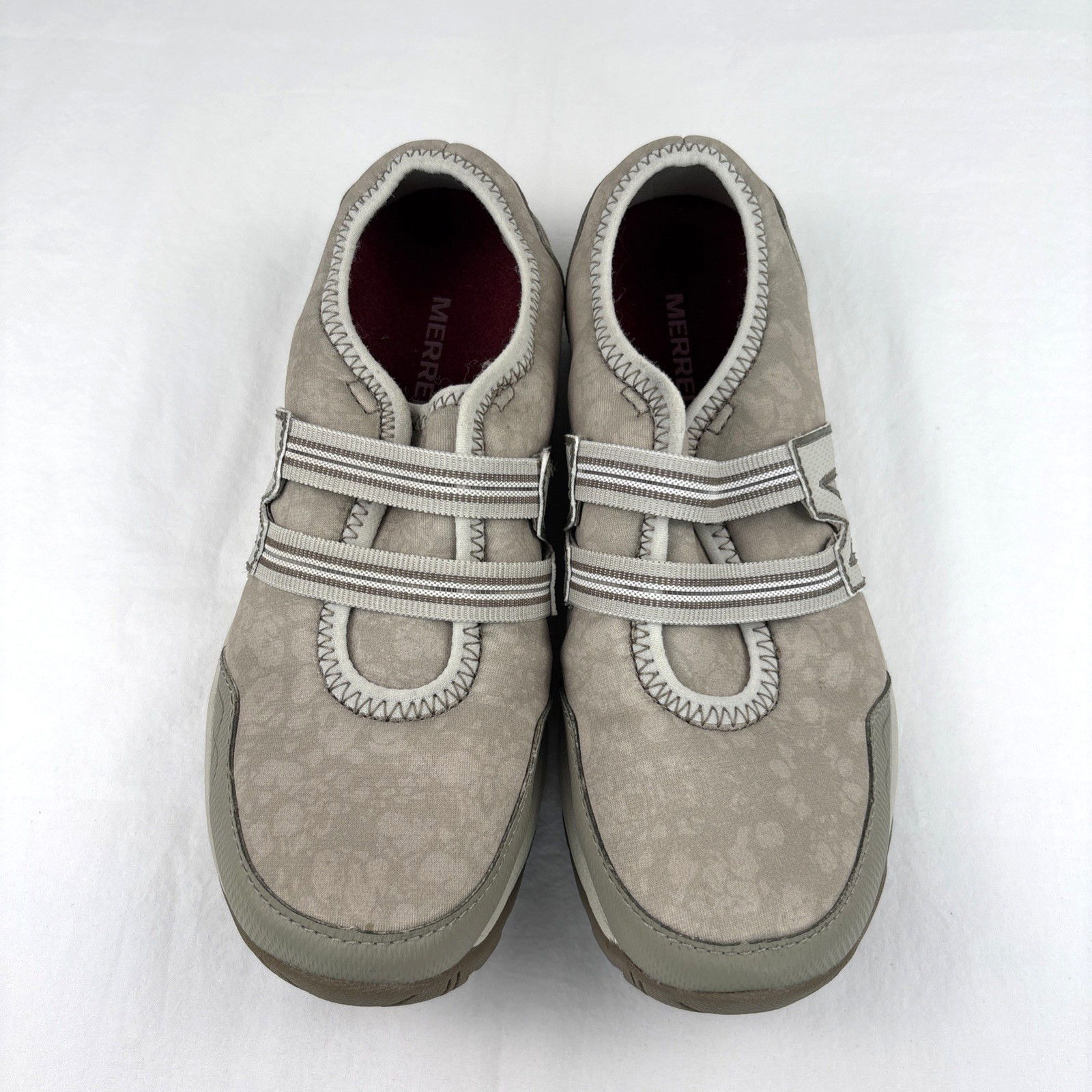 Merrell Kamori Eden Sporty Comfort Walking Sneakers Taupe Beige Low Top Size 6