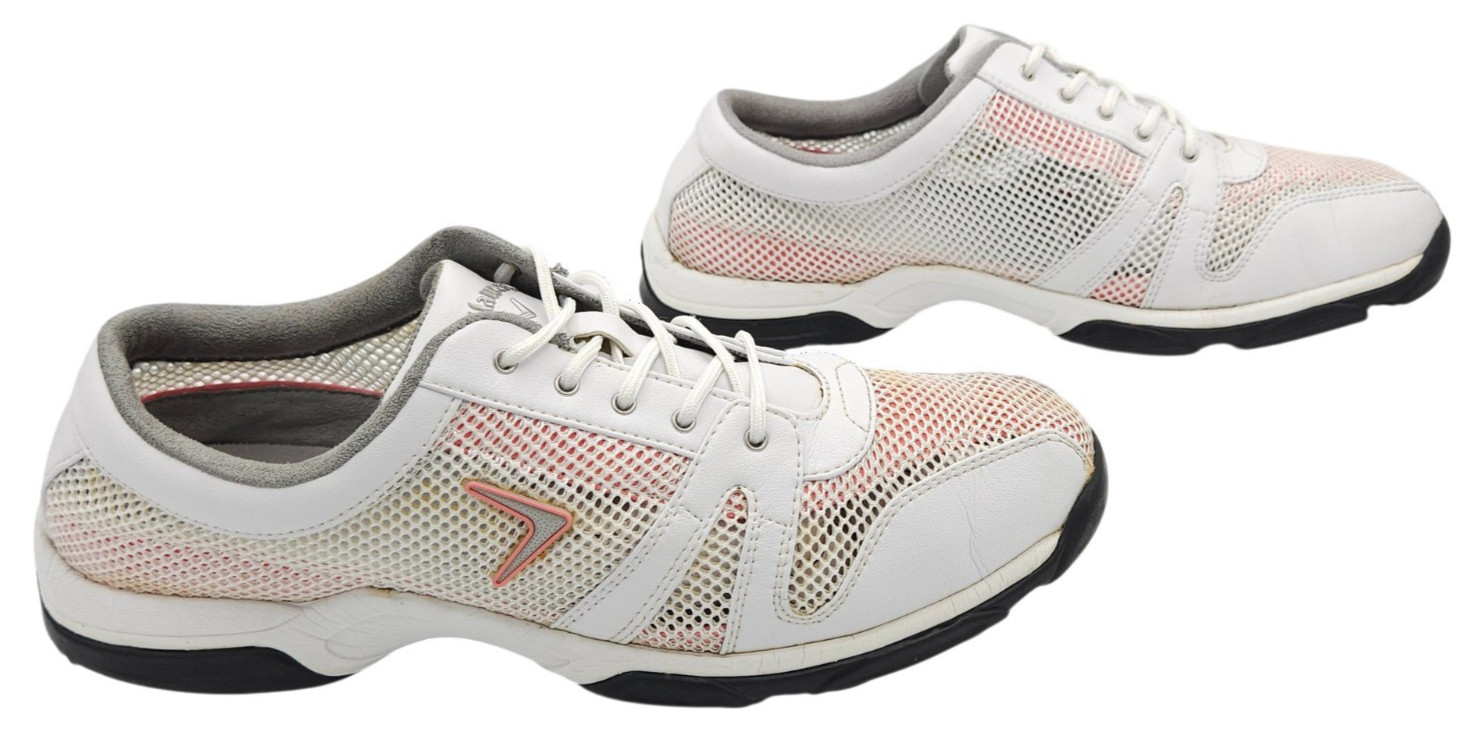 Callaway Golf Shoes Womens Size US 10 W480-13 Mesh OrthoLite Soft Spikes White