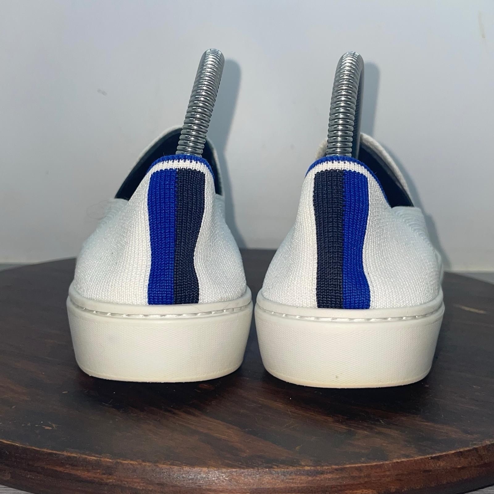 Rothys The Original Slip On Womens 7.5 Shoes White Loafer Casual Comfort Sneaker