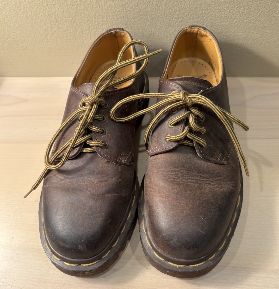 Doc Martens Walking Hiking Brown Leather Shoes US Womens 7, Mens 6
