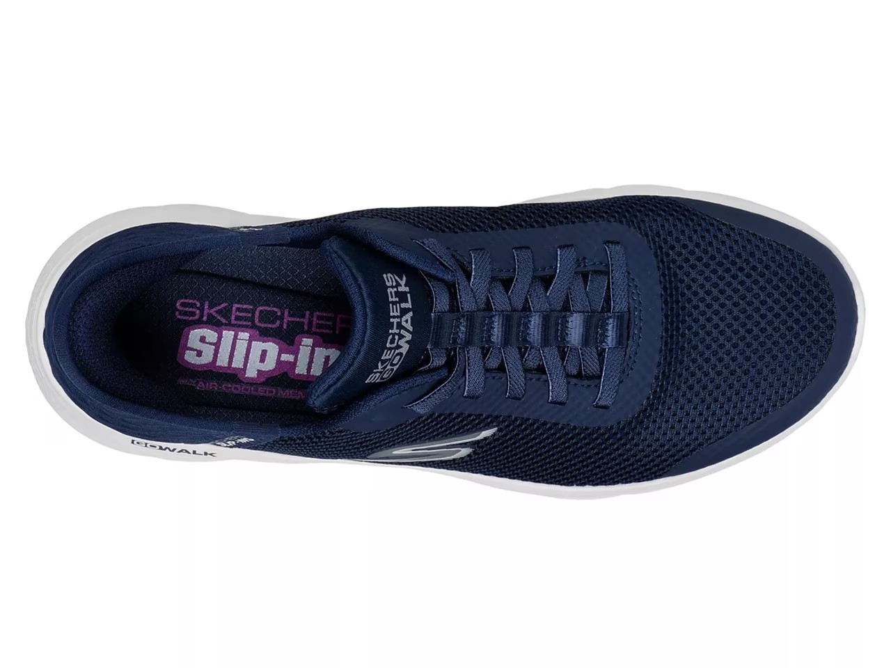 Skechers Women’s Hands Free Slip-ins GO Walk Flex Grand Entry Slip-On Navy Wide