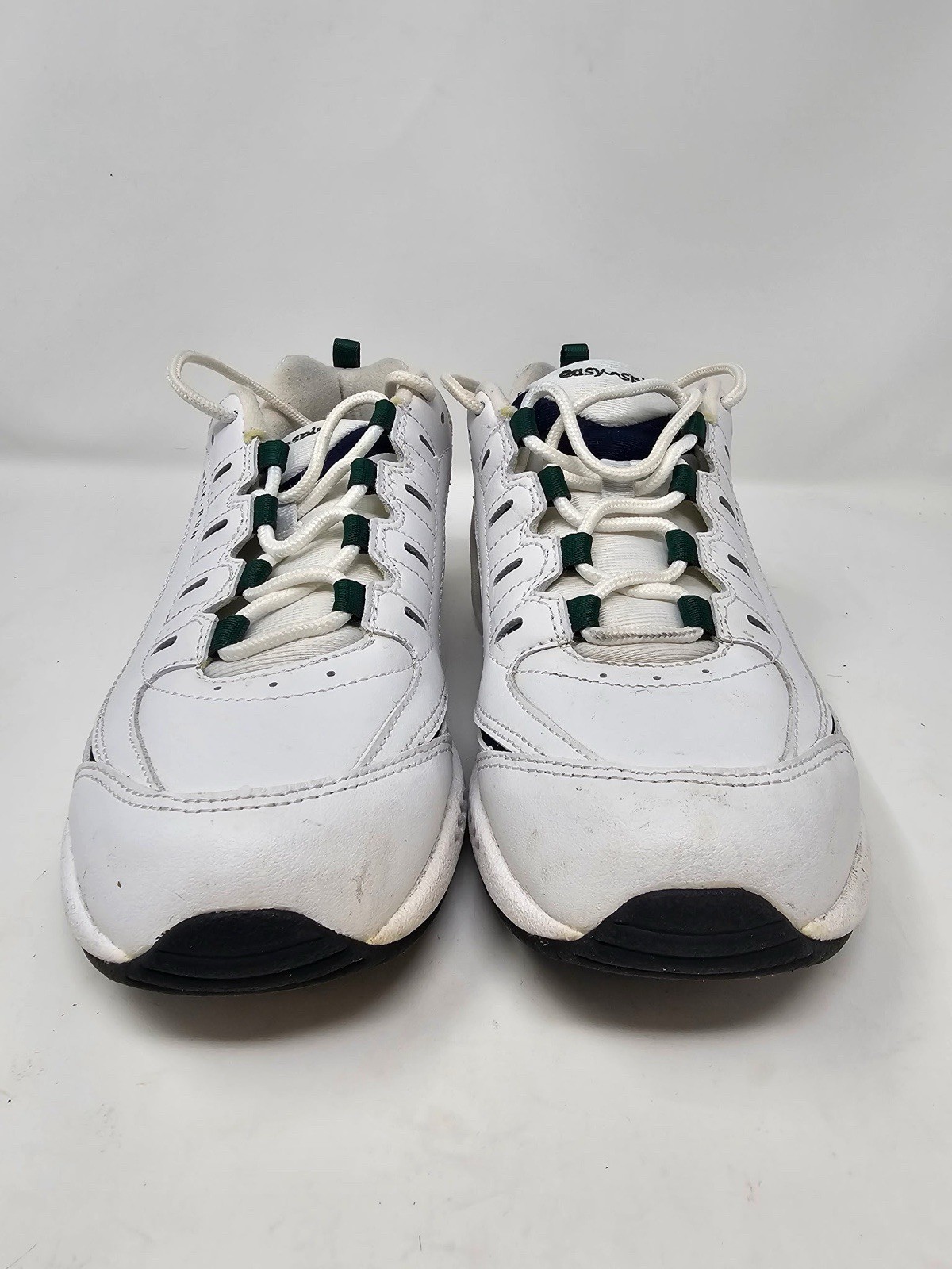 Easy Spirit Womens Romy Walking Shoes, White Navy 7.5N US