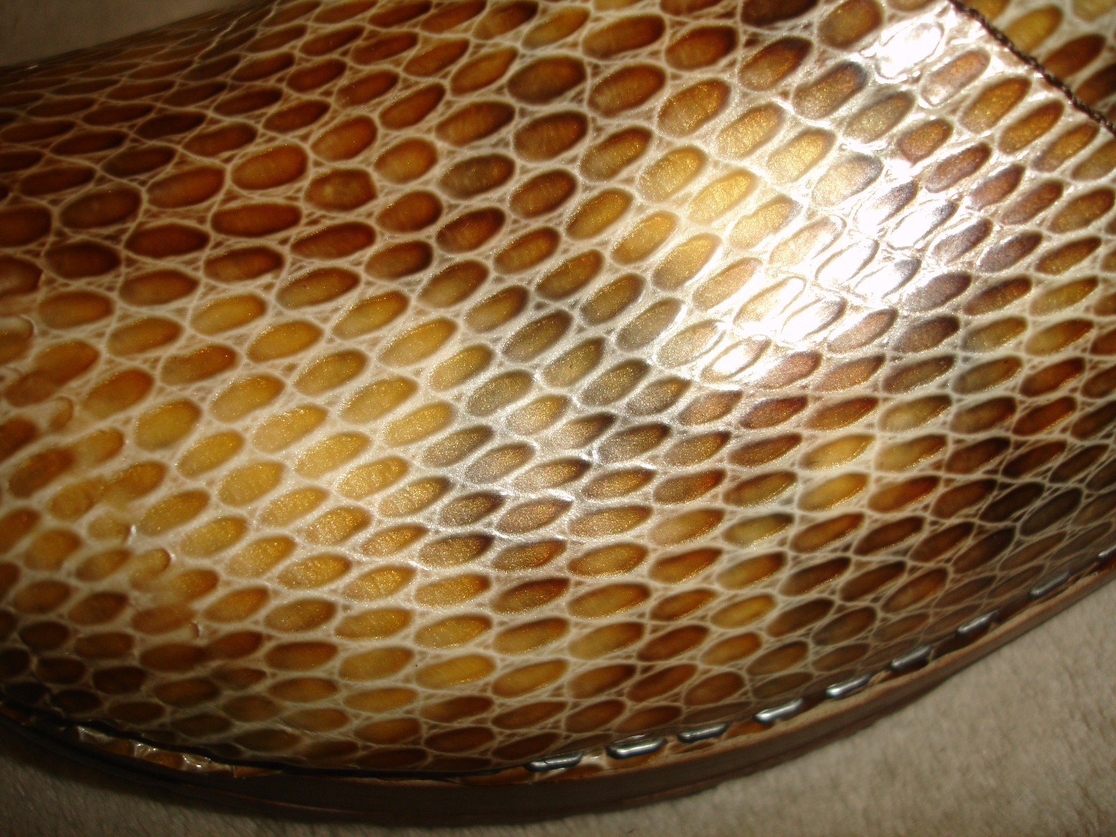 Sanita The Original Danish Clog Ladies Slip On Shoes Snakeskin Print EU 38 US 7