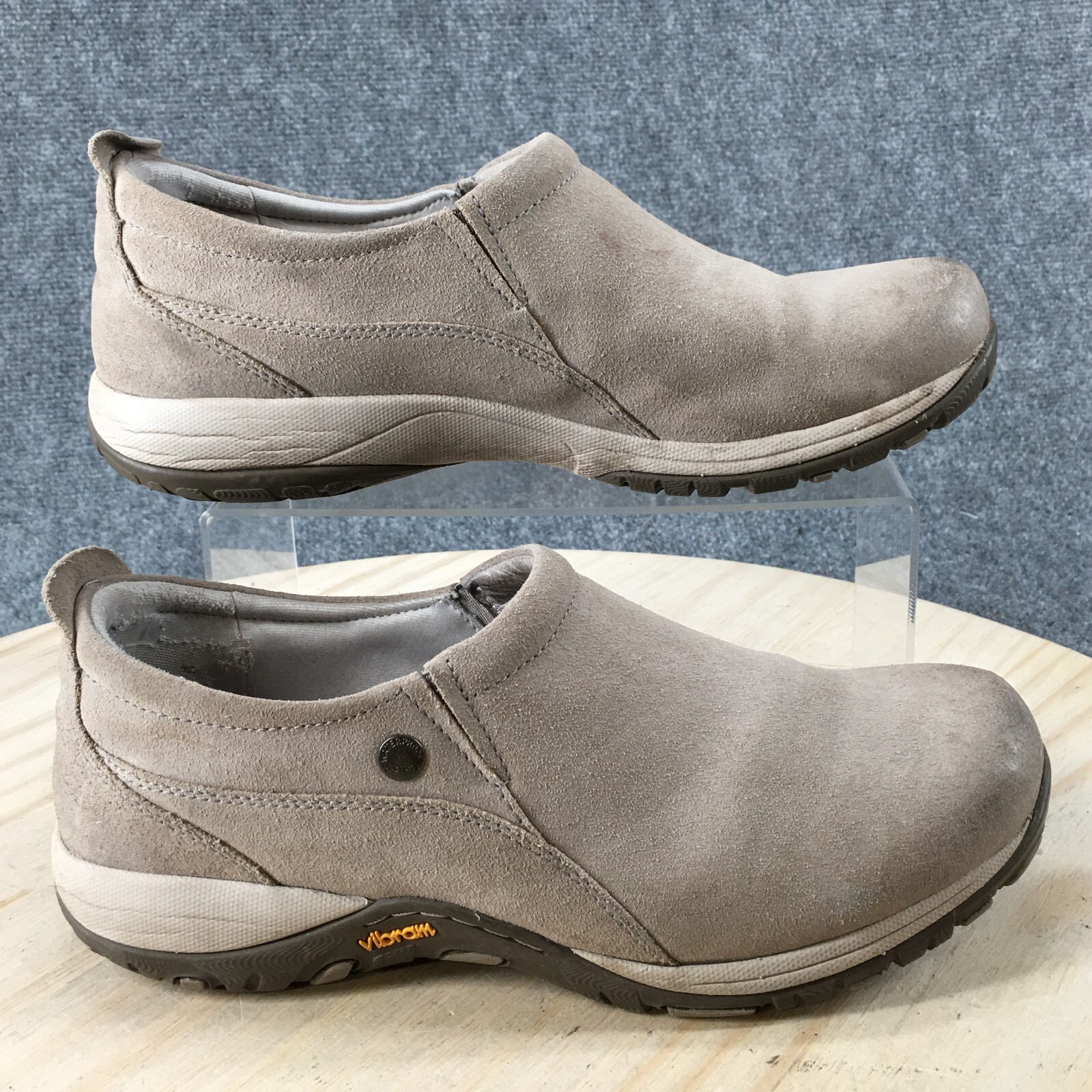 Dansko Shoes Womens 41 Patti Clog Sneakers Casual 4353152013 Beige Suede Slip On