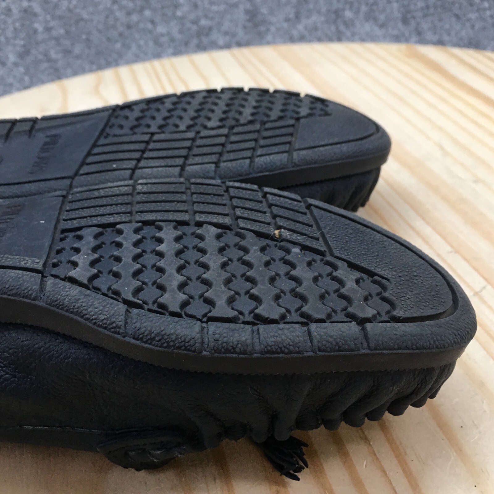 Pillows Shoes Womens 6.5 Loafers Kiltie Black Leather Moc Toe Comfort Low Top