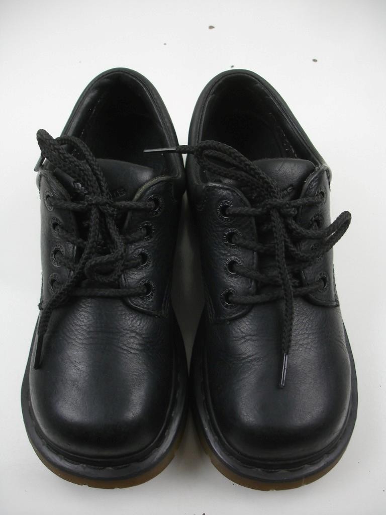 Women’s UK 5 US 7 M Dr. Martens 2B98 Black Leather Lace-Up Creepers Chunky Shoes