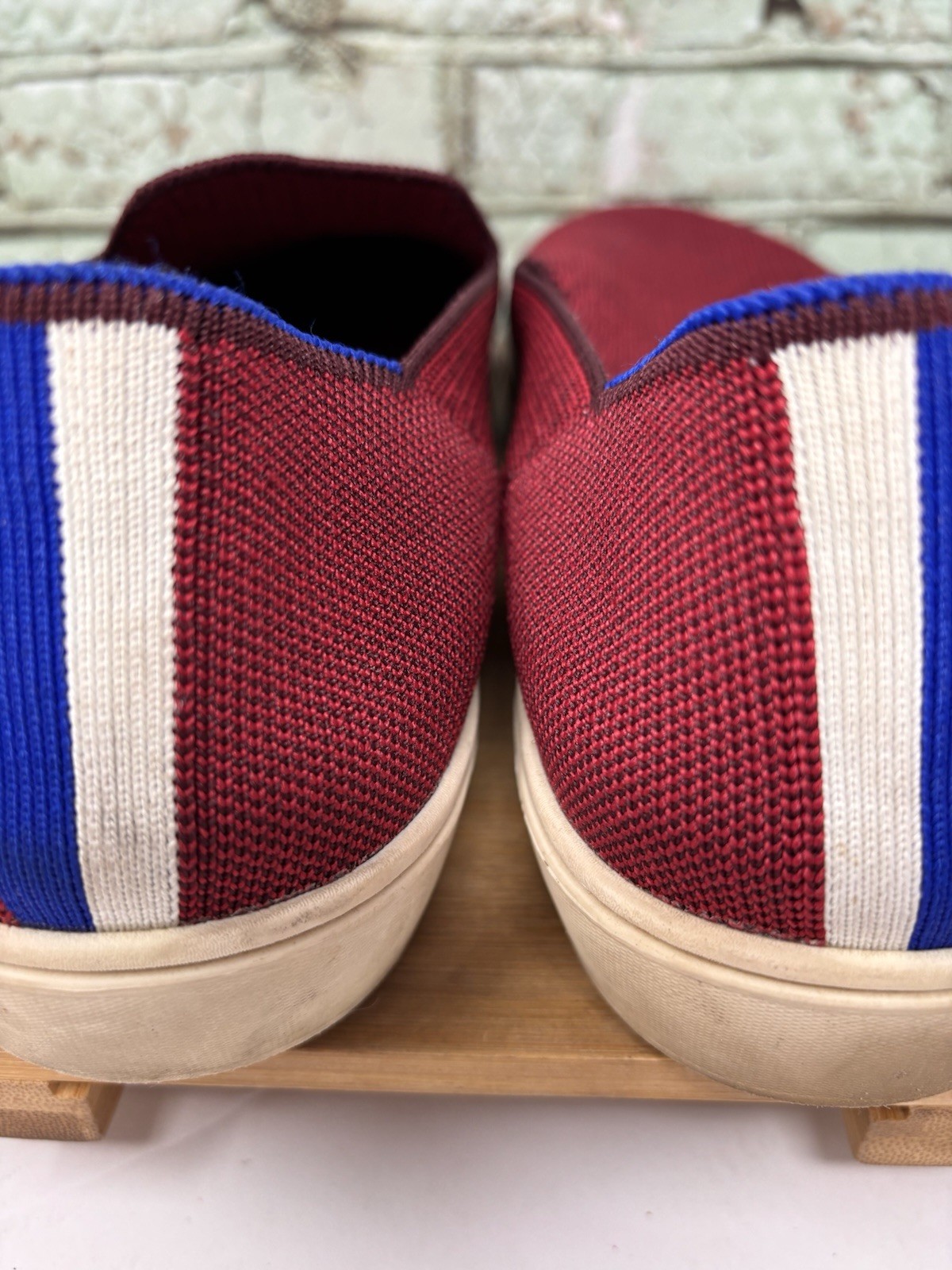 Rothy’s The Original Slip On Sneakers Garnet Red Women’s US Size 11.5 Shoes