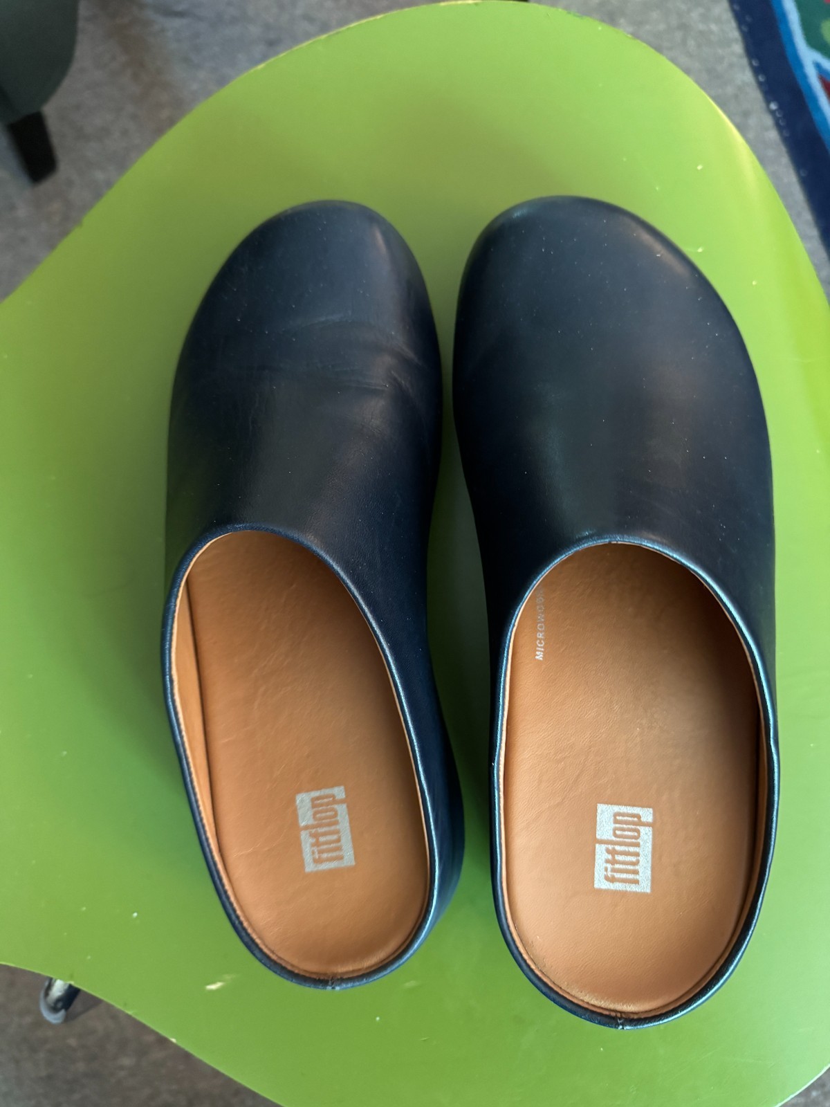 Fitflop Women’s Shuv Clog Blue Mules 8, EU 38