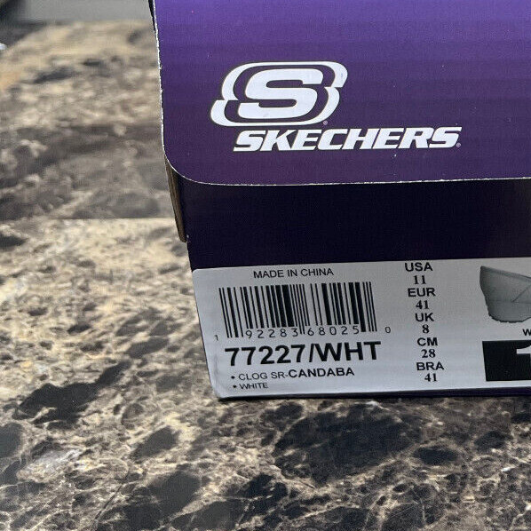 SKECHERS Work Clog SR Slip Resistant White Women’s Size 6-11 77227/WHT – NEW