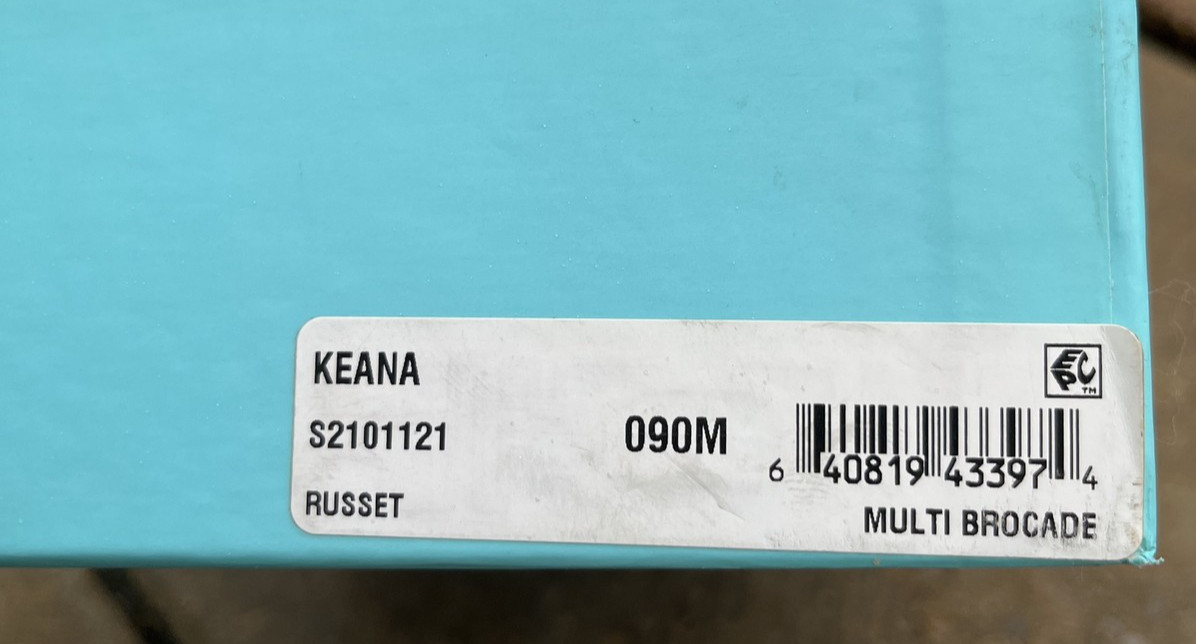 Kate Spade New York RUSSET MULTI Women’s Keana Flat Shoes, US 9M New W Box