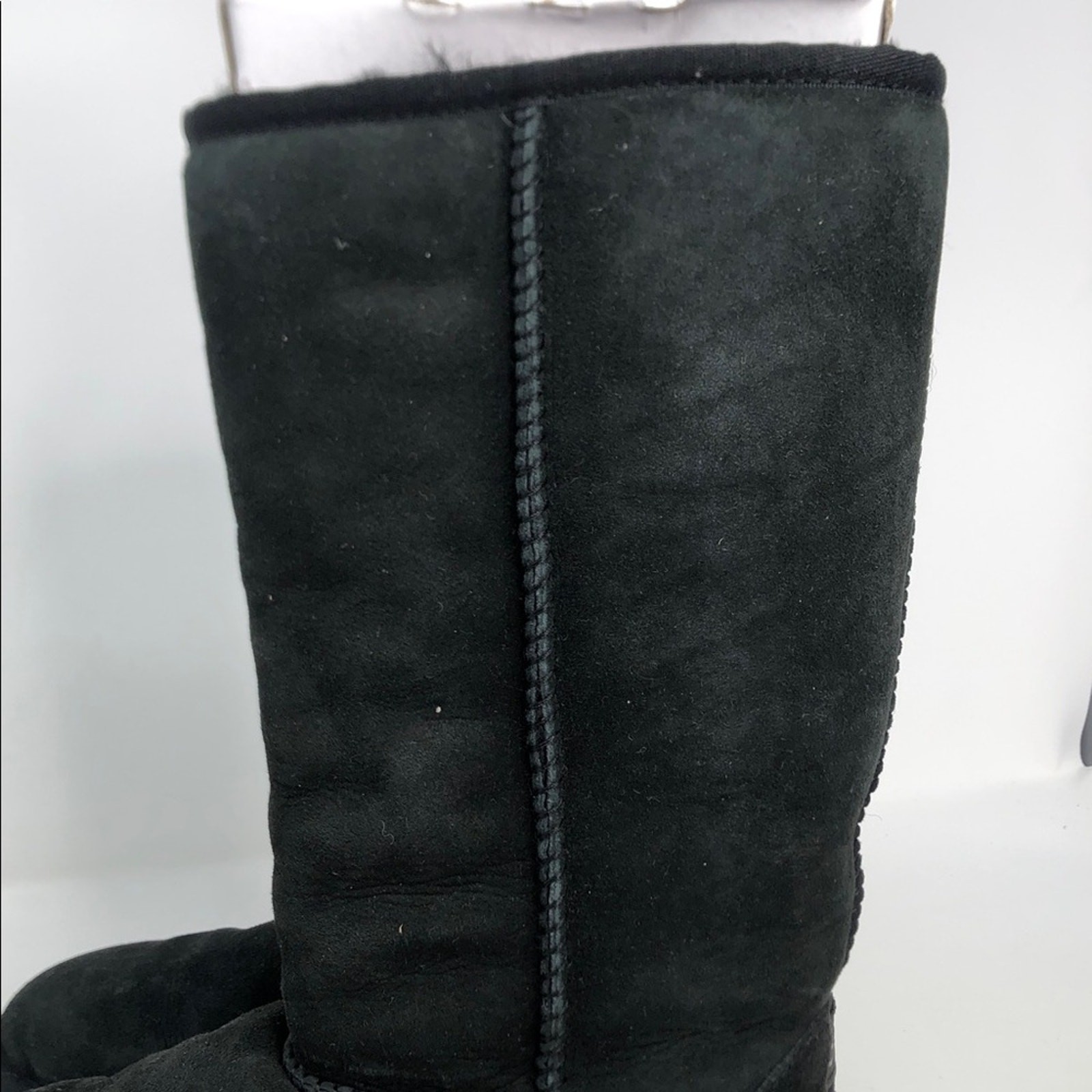 UGG Classic Tall II Black Suede Women’s Boots – Size 6