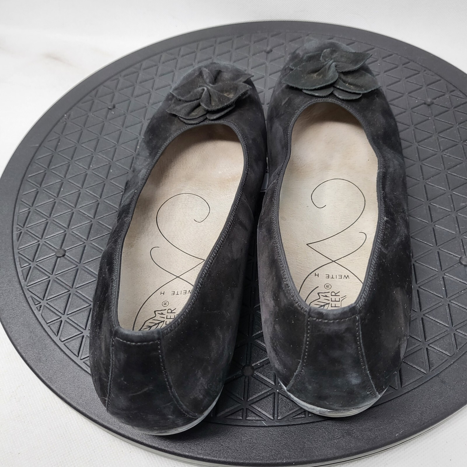 Waldlaufer Women Size UK 7 1/2 / US 10 Black Leather Comfort Shoes